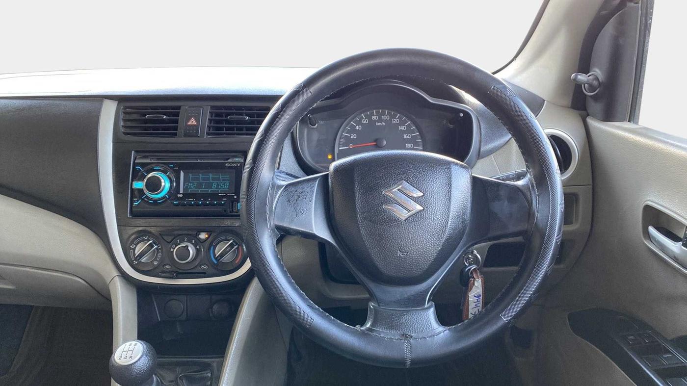 2014 Maruti Celerio VXI, Petrol, Manual, 76,020 km, Steering Wheel Close Up