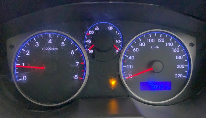 2013 Hyundai i20 MAGNA (O) 1.2, Petrol, Manual, 90,419 km, Odometer Image