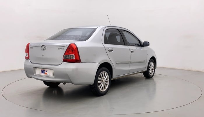 2012 Toyota Etios V, Petrol, Manual, 60,830 km, Right Back Diagonal