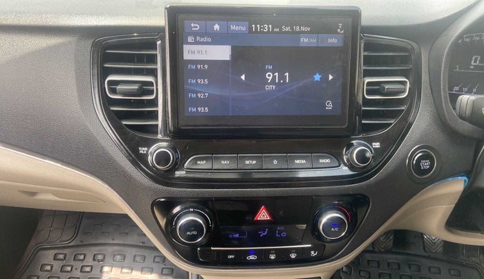 2020 Hyundai Verna SX (O)1.5 VTVT, Petrol, Manual, 10,888 km, Infotainment System