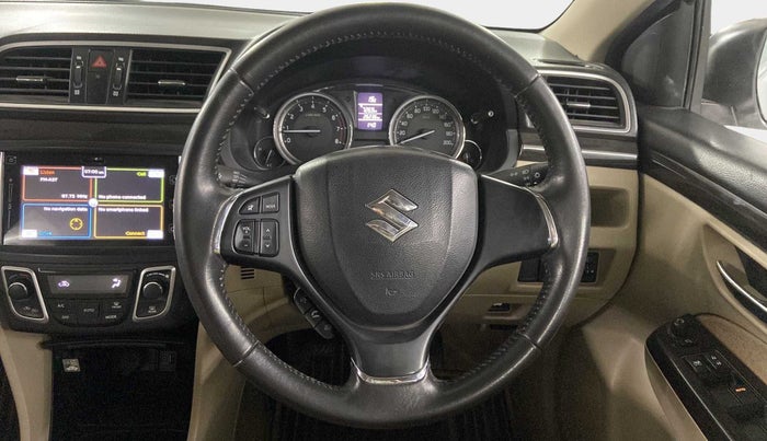 2016 Maruti Ciaz ZXI+, Petrol, Manual, 26,217 km, Steering Wheel Close Up