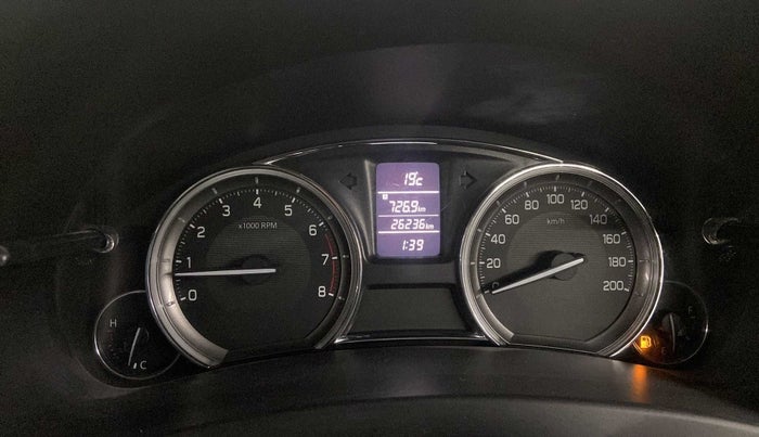 2016 Maruti Ciaz ZXI+, Petrol, Manual, 26,217 km, Odometer Image