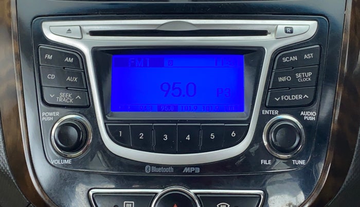 2013 Hyundai Verna FLUIDIC 1.6 EX VTVT, Petrol, Manual, 32,655 km, Infotainment System