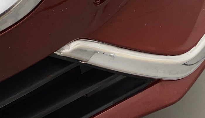 2017 Maruti Dzire VXI, Petrol, Manual, 58,442 km, Front bumper - Chrome strip damage