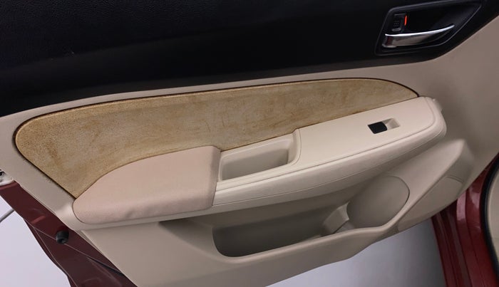 2017 Maruti Dzire VXI, Petrol, Manual, 58,442 km, Front passenger door - Trim has minor damage