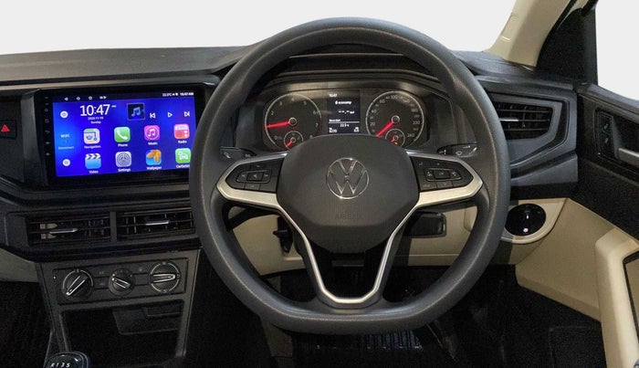 2022 Volkswagen VIRTUS COMFORTLINE TSI 1.0 MT, Petrol, Manual, 8,244 km, Steering Wheel Close Up