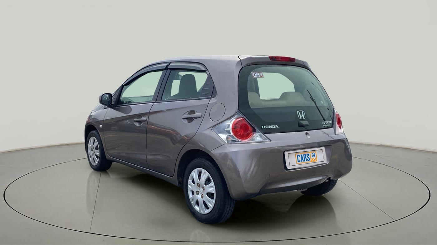 2012 Honda Brio S MT, Petrol, Manual, 50,445 km, Left Back Diagonal