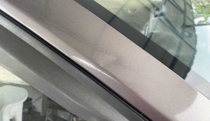 2012 Honda Brio S MT, Petrol, Manual, 50,445 km, Right A pillar - Slightly dented