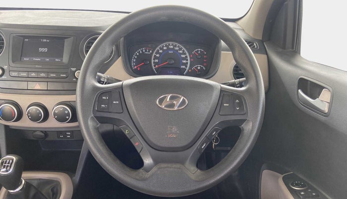 2017 Hyundai Grand i10 SPORTZ 1.2 KAPPA VTVT, Petrol, Manual, 43,457 km, Steering Wheel Close Up
