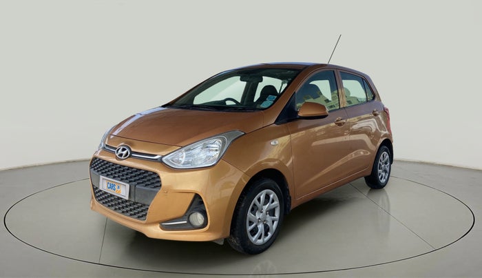 2017 Hyundai Grand i10 SPORTZ 1.2 KAPPA VTVT, Petrol, Manual, 43,457 km, Left Front Diagonal