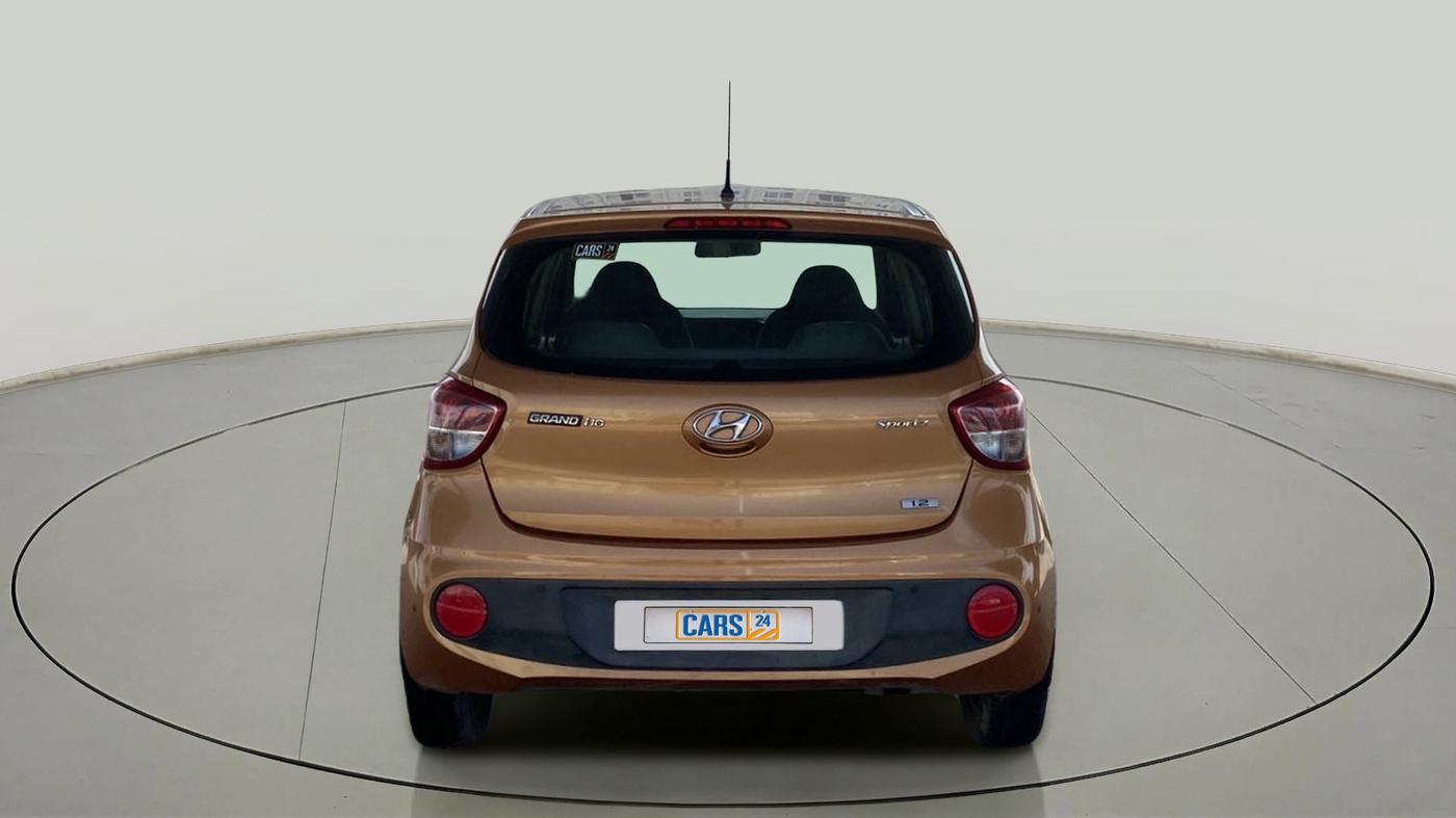 2017 Hyundai Grand i10 SPORTZ 1.2 KAPPA VTVT, Petrol, Manual, 43,457 km, Back/Rear