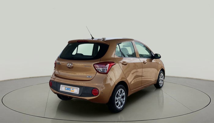 2017 Hyundai Grand i10 SPORTZ 1.2 KAPPA VTVT, Petrol, Manual, 43,457 km, Right Back Diagonal