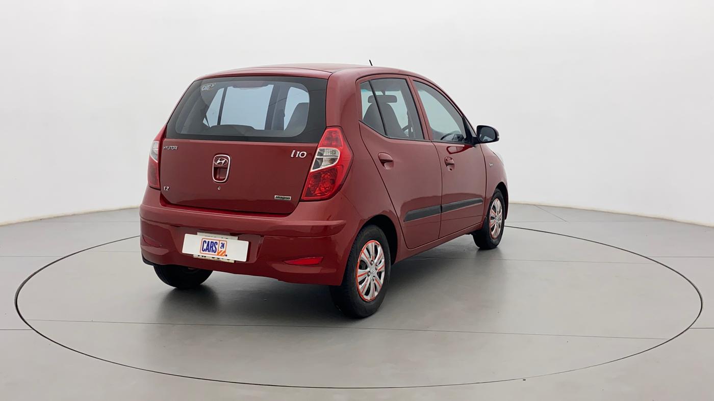 2012 Hyundai i10 MAGNA 1.2, Petrol, Manual, 93,728 km, Right Back Diagonal