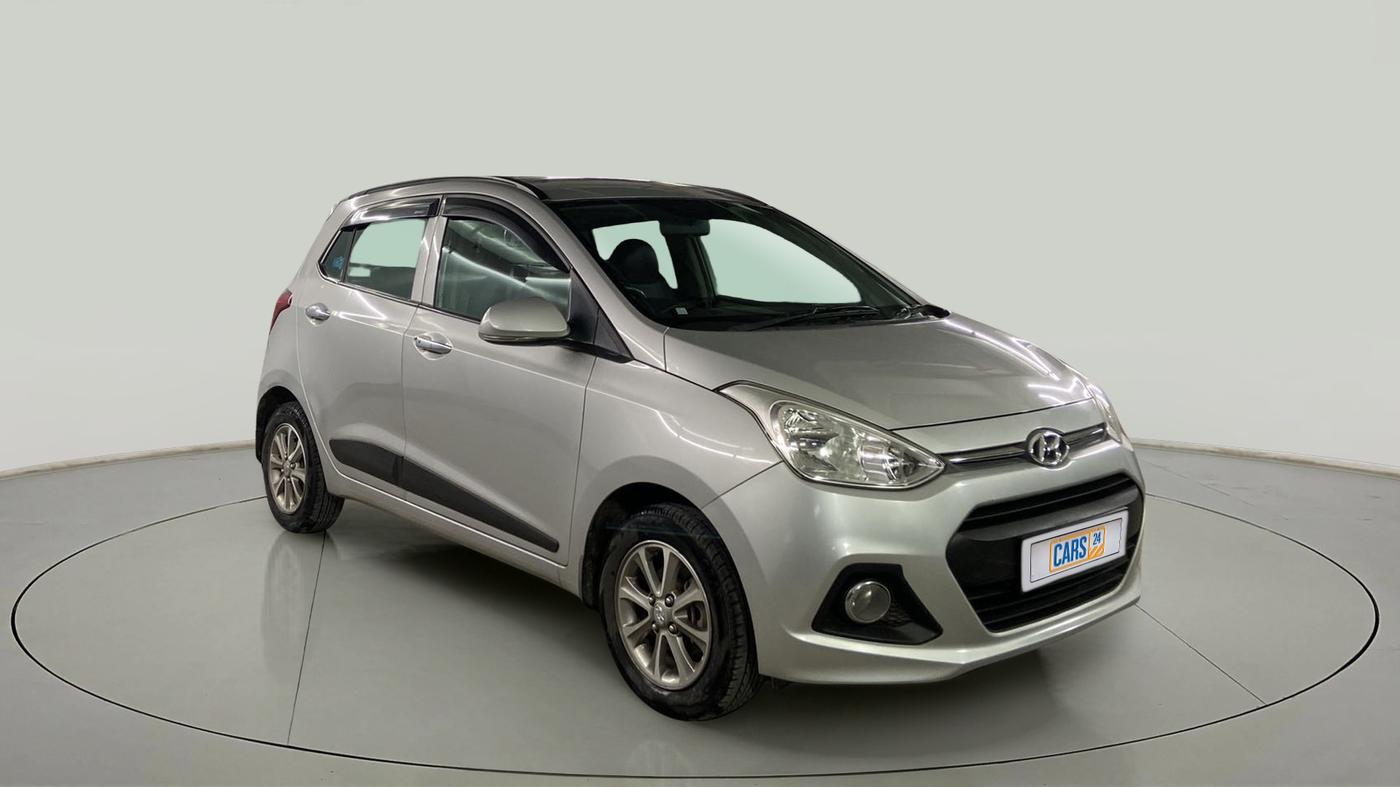 2016 Hyundai Grand i10 ASTA (O) 1.2 KAPPA VTVT, Petrol, Manual, 25,686 km, Right Front Diagonal