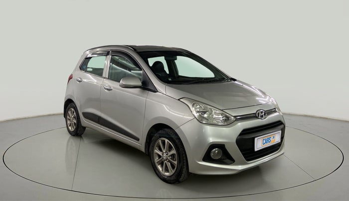 2016 Hyundai Grand i10 ASTA (O) 1.2 KAPPA VTVT, Petrol, Manual, 25,686 km, Right Front Diagonal