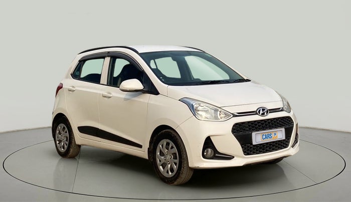2018 Hyundai Grand i10 SPORTZ 1.2 KAPPA VTVT, Petrol, Manual, 31,428 km, Right Front Diagonal