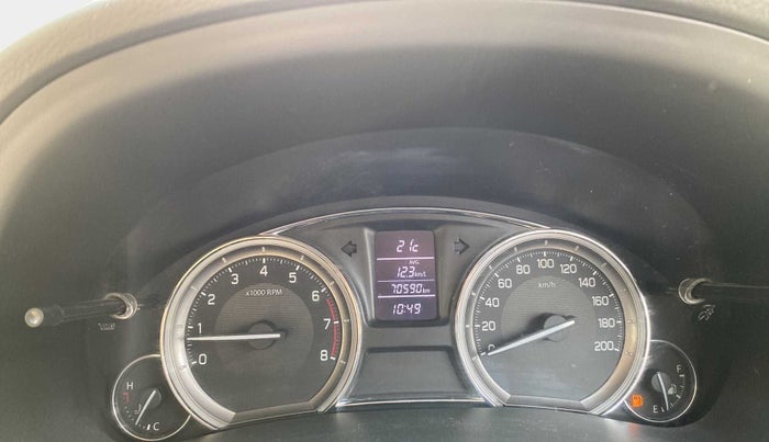 2018 Maruti Ciaz DELTA 1.4 MT PETROL, Petrol, Manual, 70,564 km, Odometer Image