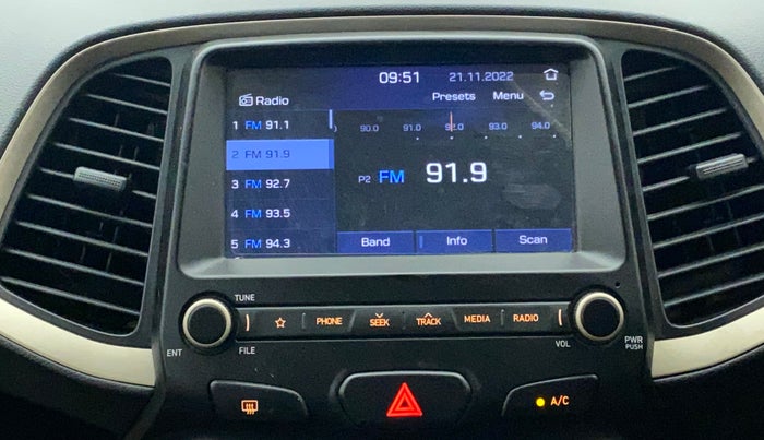 2019 Hyundai NEW SANTRO SPORTZ AMT, Petrol, Automatic, 61,504 km, Infotainment System
