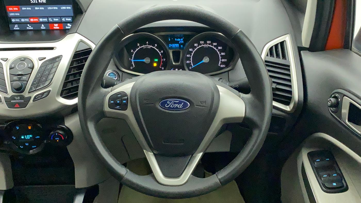 2017 Ford Ecosport TITANIUM 1.5L PETROL, Petrol, Manual, 43,299 km, Steering Wheel Close Up