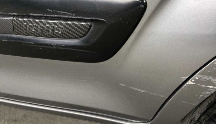 2022 Maruti IGNIS SIGMA 1.2, Petrol, Manual, 11,759 km, Rear left door - Minor scratches
