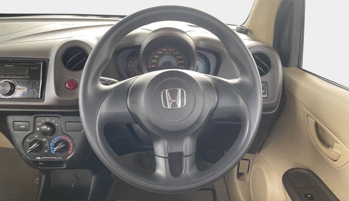 2014 Honda Amaze 1.5L I-DTEC E, Diesel, Manual, 1,00,090 km, Steering Wheel Close Up