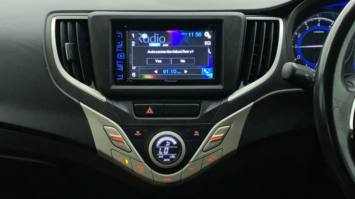 2017 Maruti Baleno ZETA CVT PETROL 1.2, Petrol, Automatic, 54,210 km, Air Conditioner