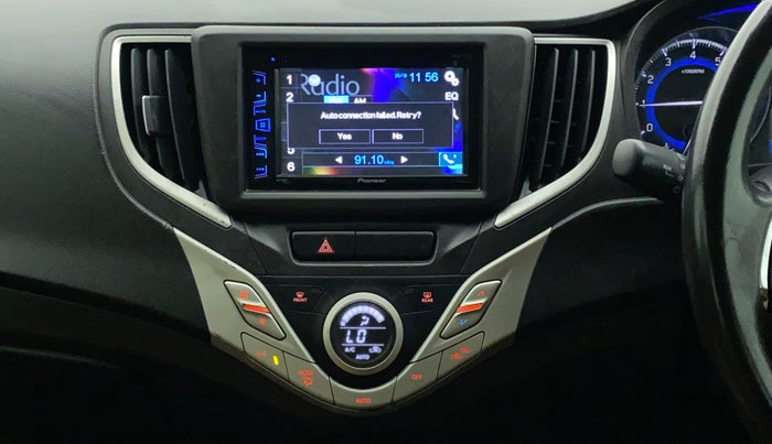 2017 Maruti Baleno ZETA CVT PETROL 1.2, Petrol, Automatic, 54,210 km, Air Conditioner