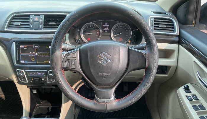 2018 Maruti Ciaz ALPHA 1.4 PETROL, Petrol, Manual, 48,004 km, Steering Wheel Close Up