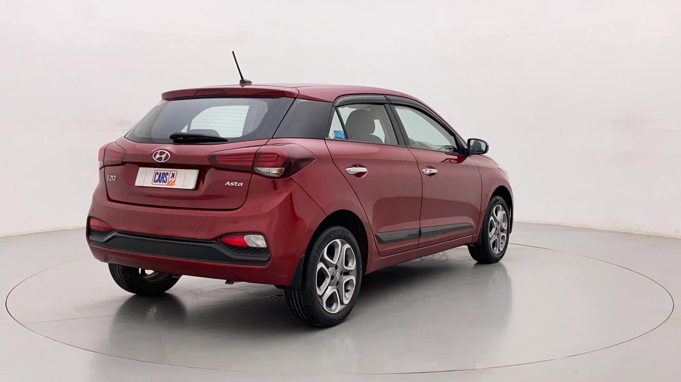 2018 Hyundai Elite i20 ASTA 1.2 (O), Petrol, Manual, 54,174 km, Right Back Diagonal