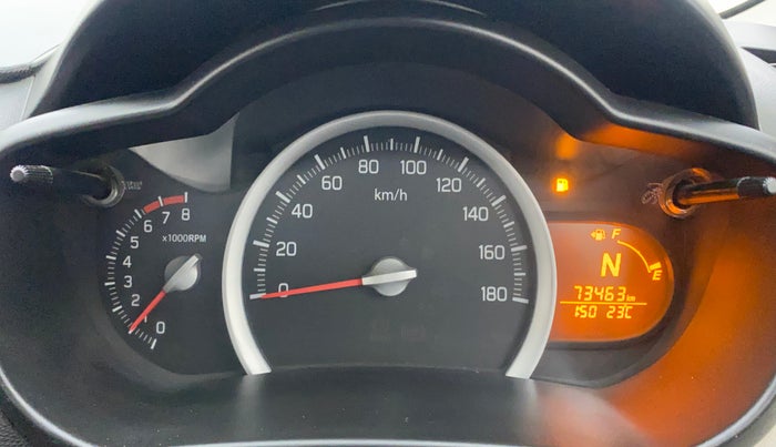 2016 Maruti Celerio VXI AMT, Petrol, Automatic, 73,425 km, Odometer Image