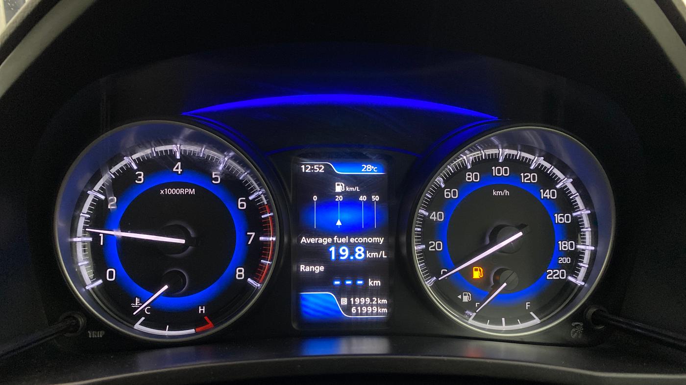 2021 Toyota Glanza V, Petrol, Manual, 61,998 km, Odometer Image