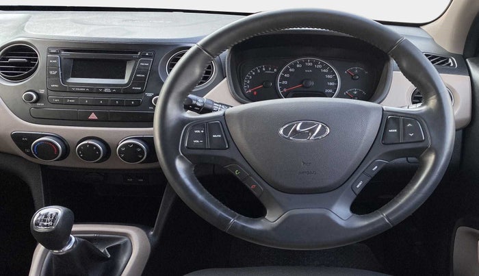 2014 Hyundai Grand i10 ASTA (O) 1.2 KAPPA VTVT, Petrol, Manual, 17,553 km, Steering Wheel Close Up