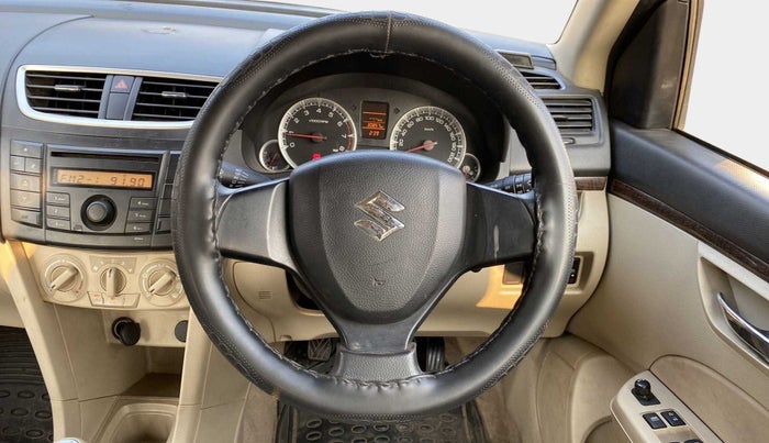 2014 Maruti Swift Dzire VXI, Petrol, Manual, 30,836 km, Steering Wheel Close Up