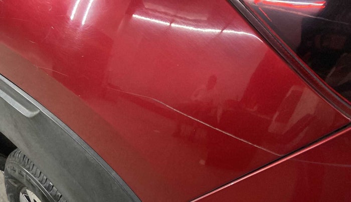 2021 Nissan MAGNITE XV PREMIUM TURBO CVT, Petrol, Automatic, 20,810 km, Left quarter panel - > 4 inch scratches + Count of scratches >3