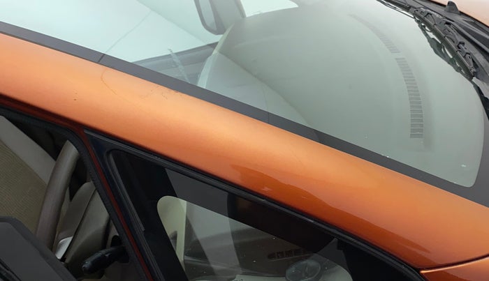 2010 Maruti Zen Estilo VXI, Petrol, Manual, 24,983 km, Right A pillar - Paint is slightly faded