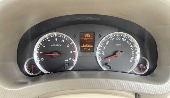 2017 Maruti Ertiga ZXI+, Petrol, Manual, 69,090 km, Odometer Image