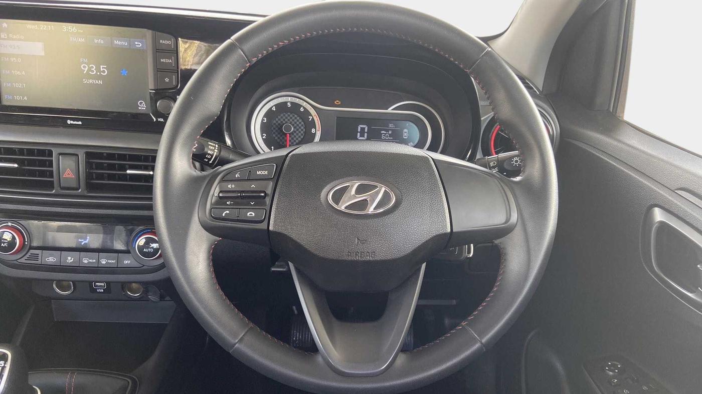 2022 Hyundai GRAND I10 NIOS SPORTZ 1.0 TURBO GDI, Petrol, Manual, 4,071 km, Steering Wheel Close Up