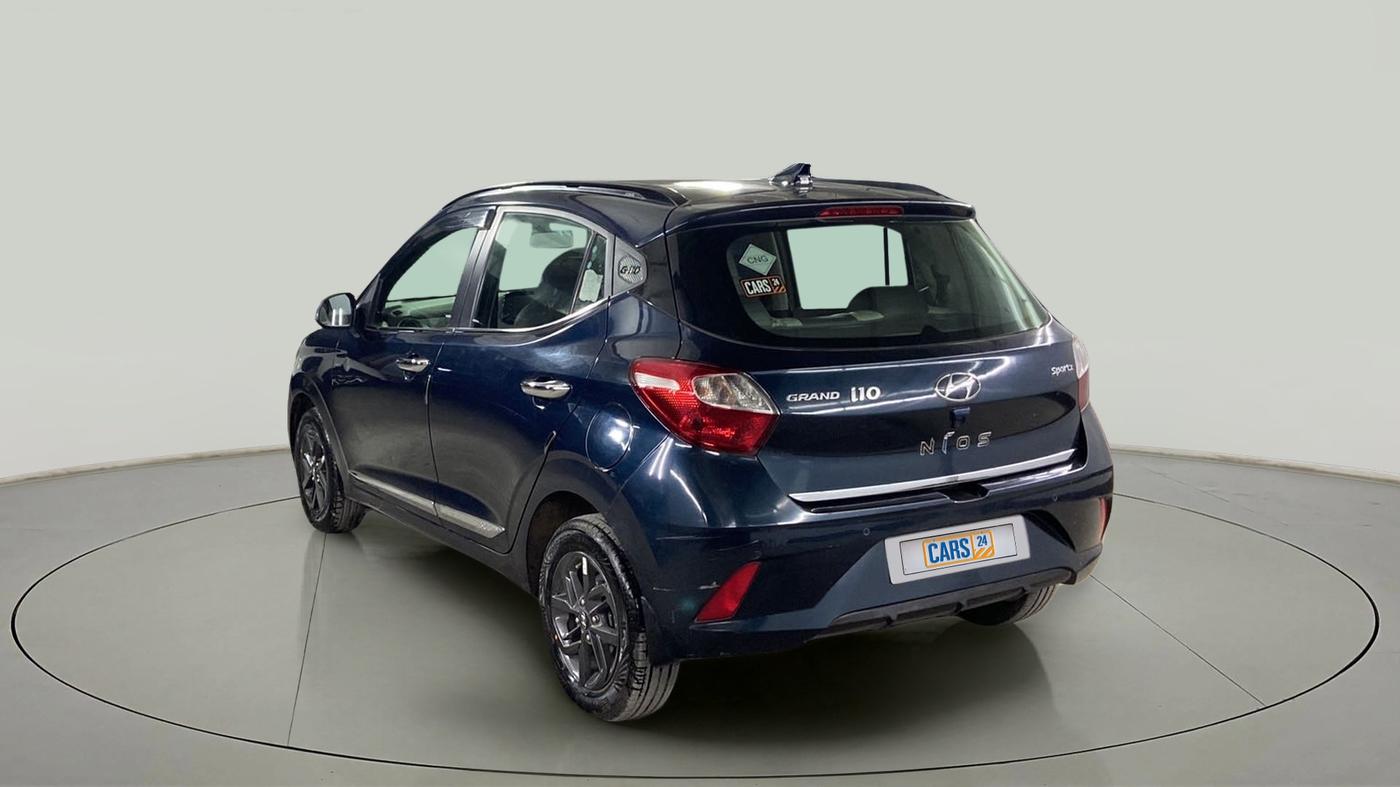 2021 Hyundai GRAND I10 NIOS SPORTZ 1.2 KAPPA VTVT CNG, CNG, Manual, 38,851 km, Left Back Diagonal