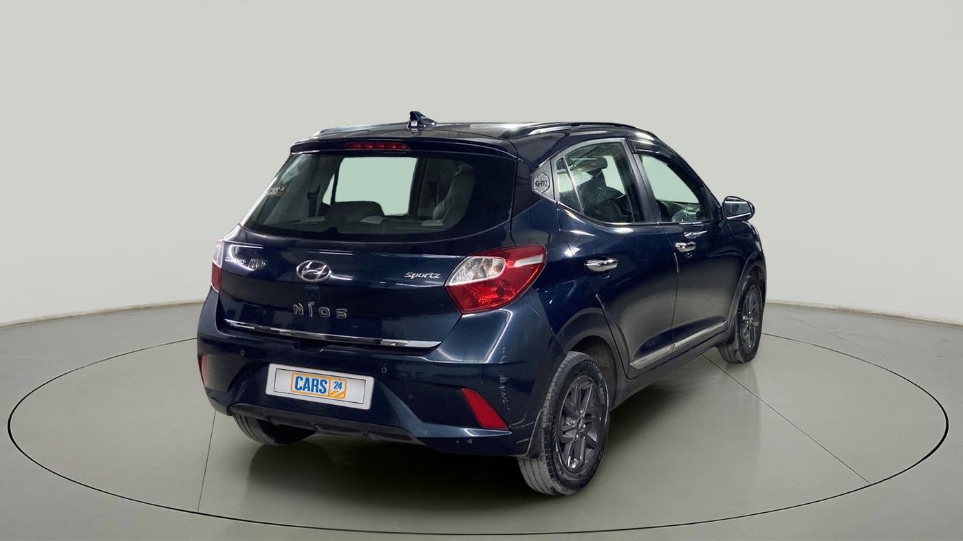 2021 Hyundai GRAND I10 NIOS SPORTZ 1.2 KAPPA VTVT CNG, CNG, Manual, 38,851 km, Right Back Diagonal