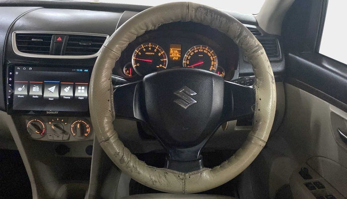 2014 Maruti Swift Dzire VXI, Petrol, Manual, 87,515 km, Steering Wheel Close Up
