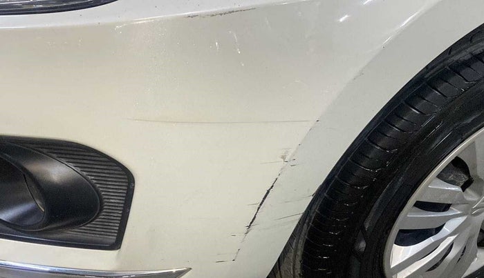 2018 Maruti Dzire VXI, Petrol, Manual, 66,600 km, Front bumper - Minor scratches
