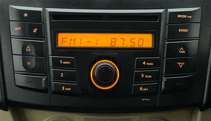 2014 Maruti Swift Dzire VXI, Petrol, Manual, 1,04,482 km, Infotainment System