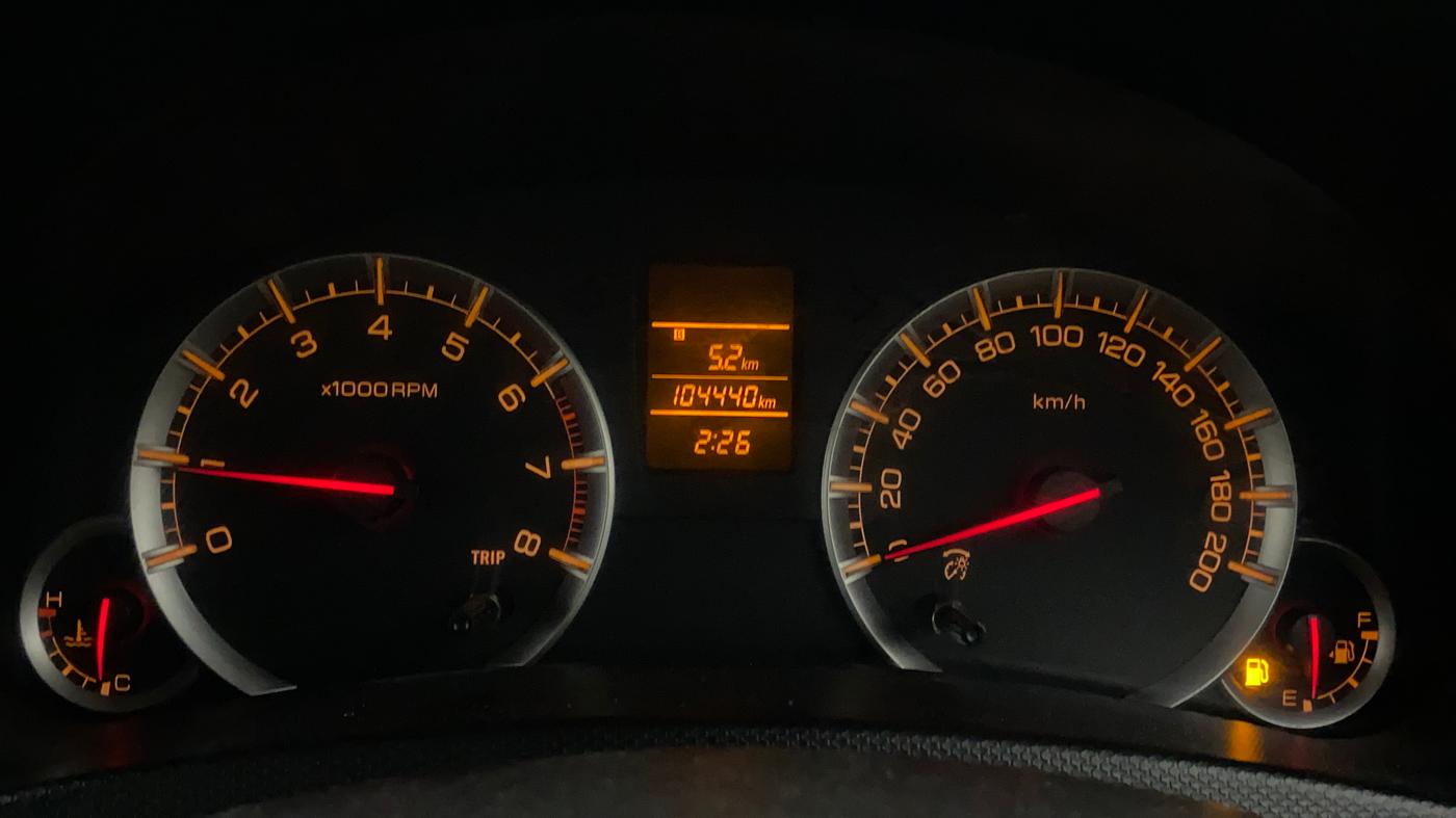 2014 Maruti Swift Dzire VXI, Petrol, Manual, 1,04,482 km, Odometer Image