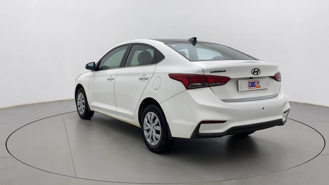 2019 Hyundai Verna 1.4 EX PETROL, Petrol, Manual, 59,884 km, Left Back Diagonal