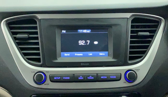 2019 Hyundai Verna 1.4 EX PETROL, Petrol, Manual, 59,884 km, Infotainment System