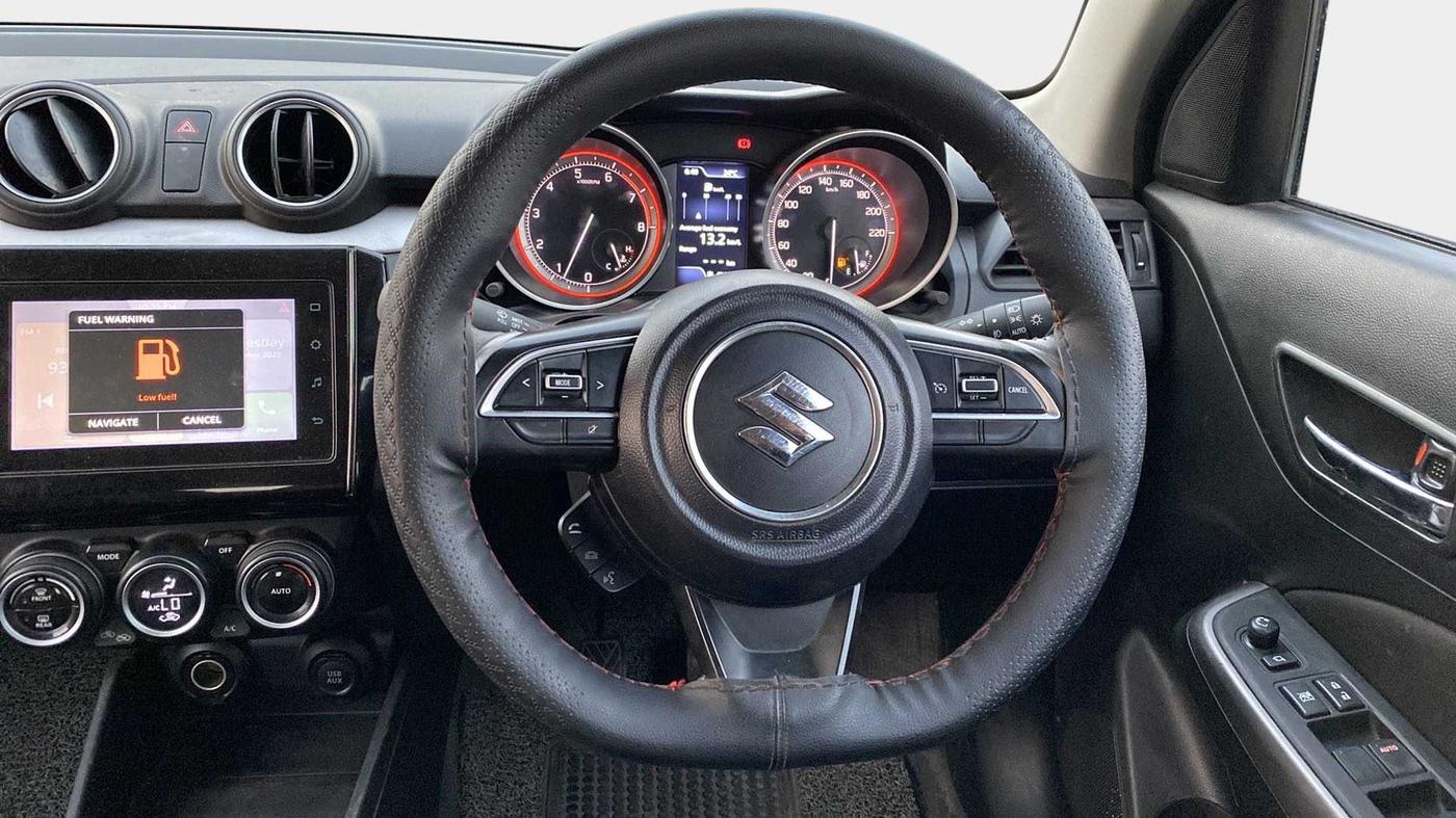 2021 Maruti Swift ZXI PLUS, Petrol, Manual, 52,053 km, Steering Wheel Close Up