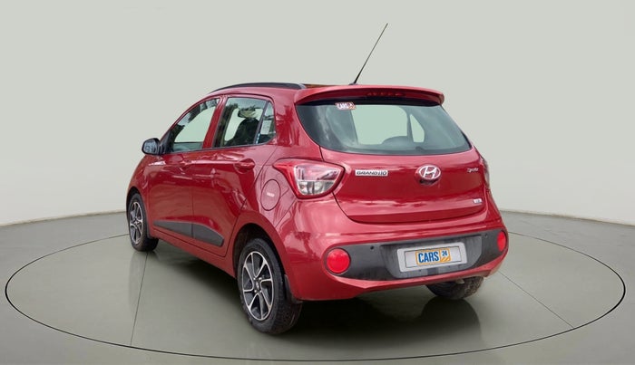 2019 Hyundai Grand i10 SPORTZ AT 1.2 KAPPA VTVT, Petrol, Automatic, 18,371 km, Left Back Diagonal