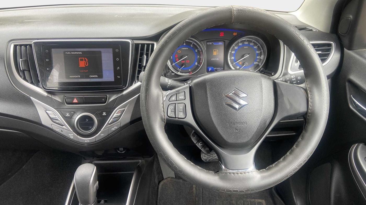 2021 Maruti Baleno ZETA CVT PETROL 1.2, Petrol, Automatic, 4,465 km, Steering Wheel Close Up