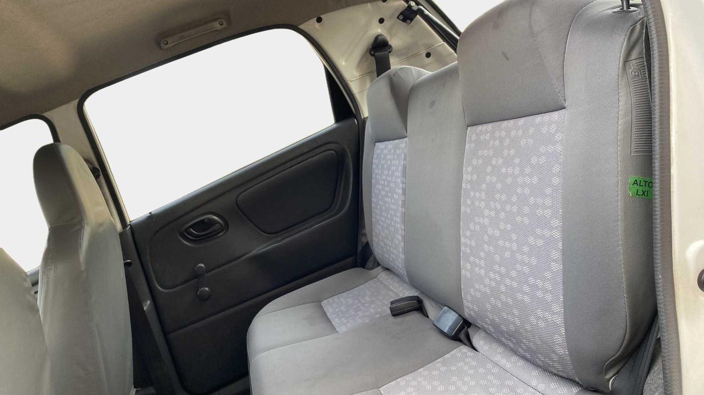 2011 Maruti Alto LXI, Petrol, Manual, 45,557 km, Right Side Rear Door Cabin