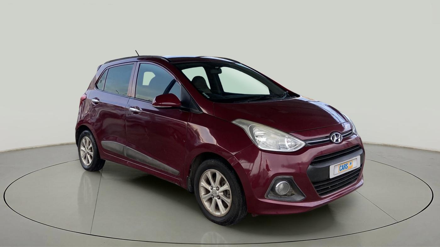 2014 Hyundai Grand i10 ASTA 1.1 CRDI, Diesel, Manual, 1,21,054 km, Right Front Diagonal